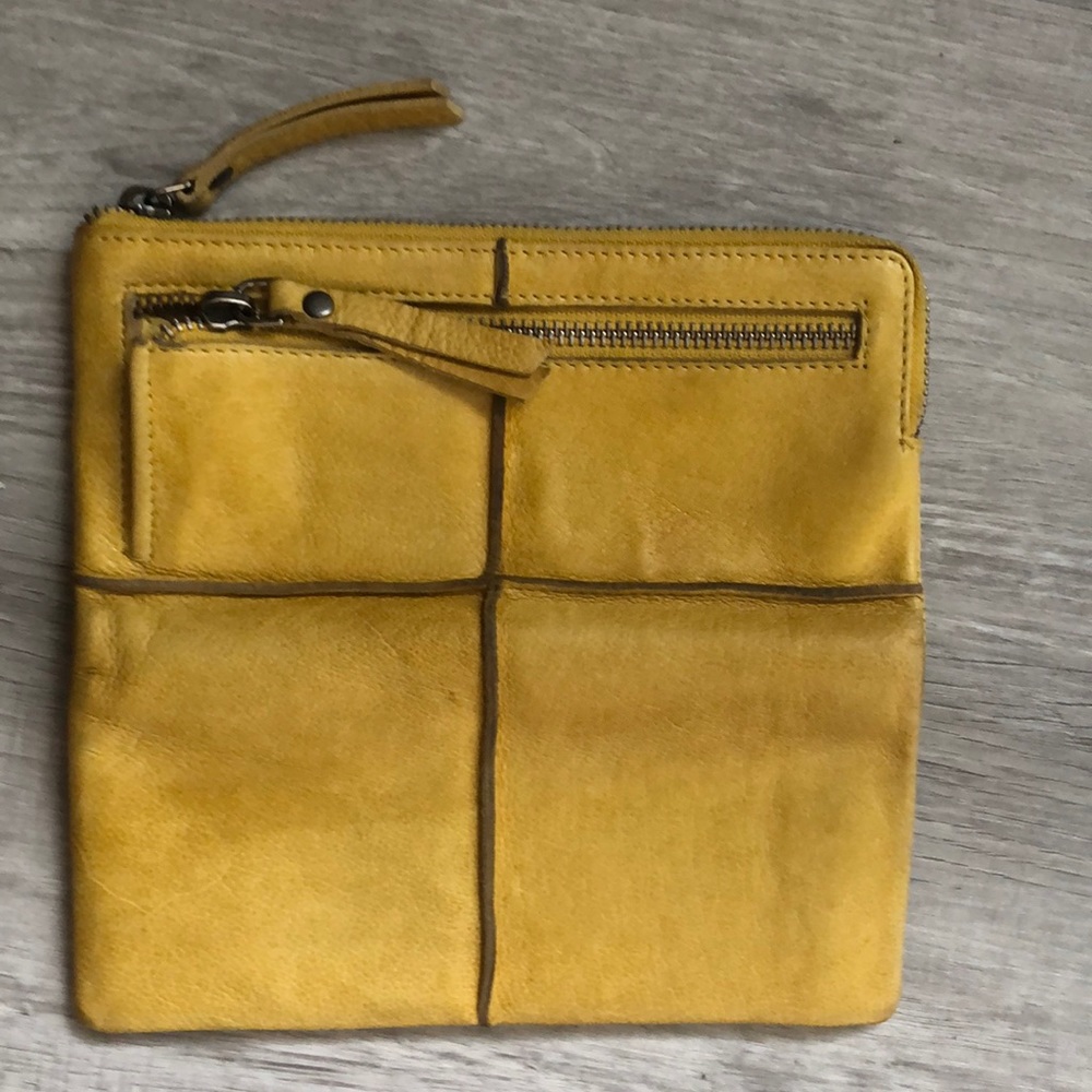 Latico Andi Leather Wallet, a few spots but that is the nature of the leather.